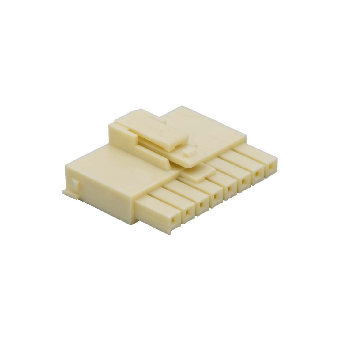 Pitch 3.50mm 180°TPA Type,B KEY 单排 Male Housing 08Pin 本色 PA4T UL94V-0